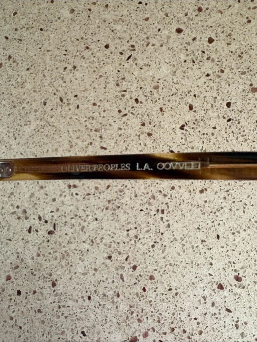 Oliver Peoples Brown Tortoiseshell Temple Arm